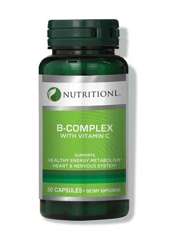 

Nutritionl B-Complex W Vitamin C Capsules, 30 Capsules