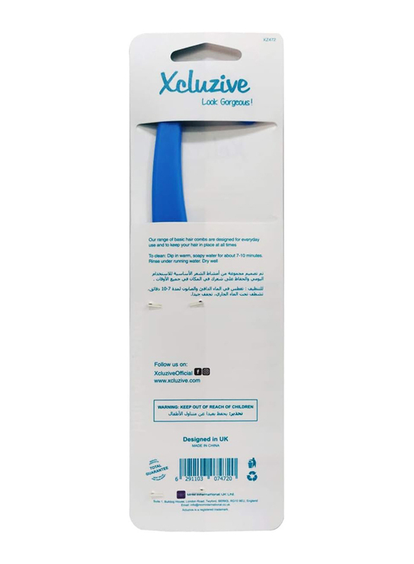 Xcluzive Wide Tooth Shower Comb with hang on Handle, One Size