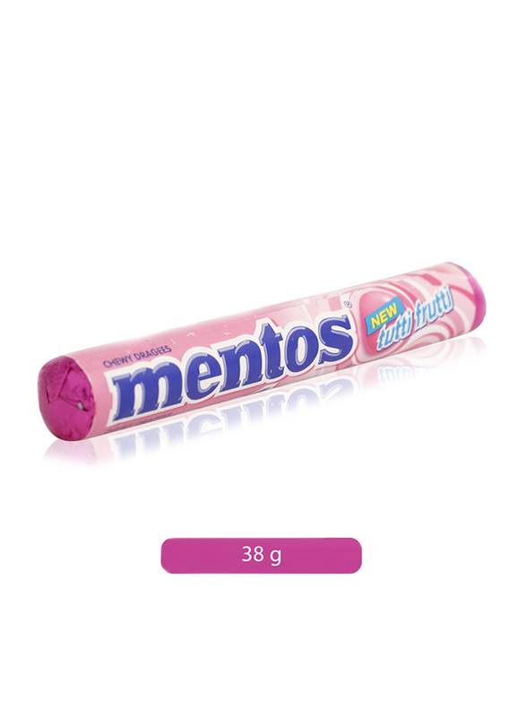 Mentos Tutti Frutti Candy Chewing Gum, 38g