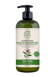 Petal Fresh Purifying Tea Tree Shower Gel, 16oz