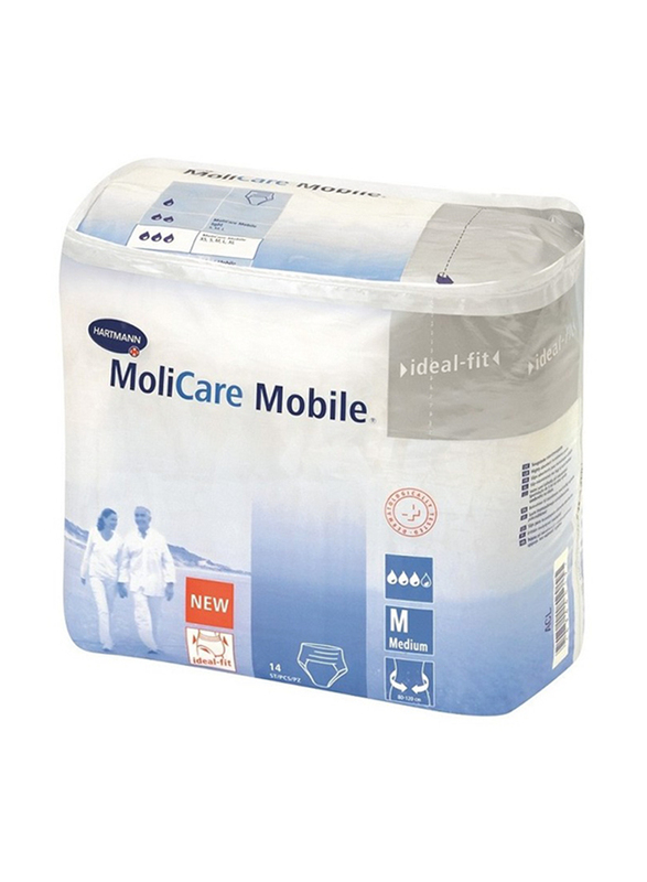 Molicare Premium Mobile Diaper, Size Medium, 14 Count