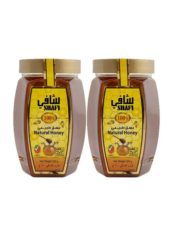 

Al Shafi Natural Honey, 2 x 500g