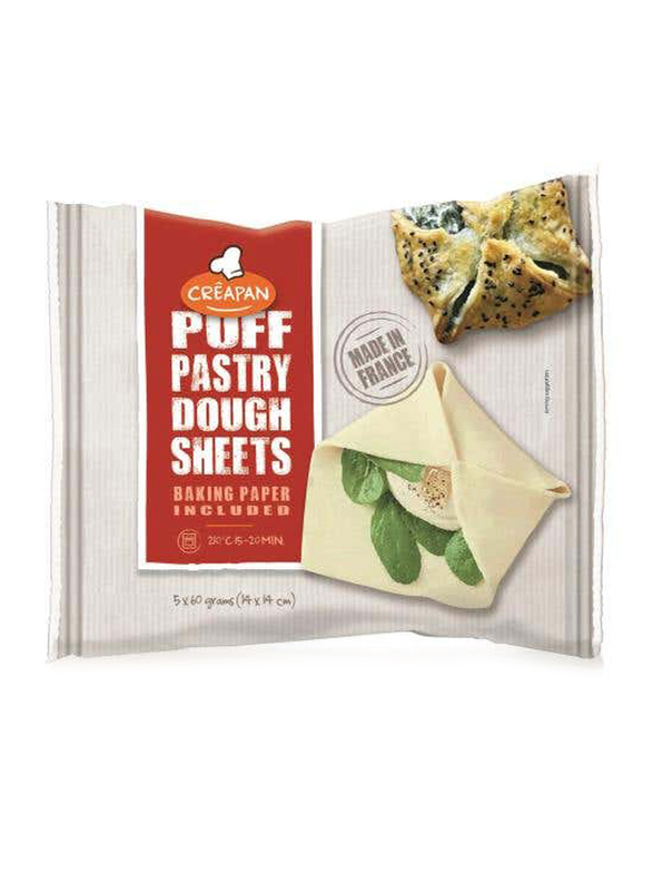 Creapan Puff Pastry Sheets, 300g