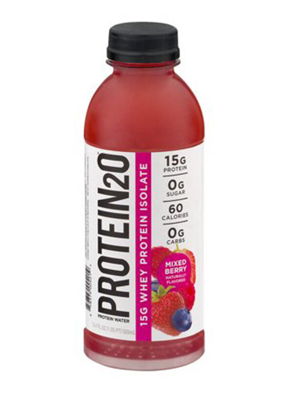 

Protein2O Enhanced Water Splash, 500ml, Mixed Berry