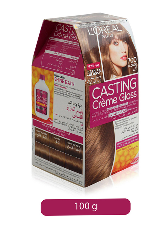 L'Oreal Paris Casting Creme Gloss Hair Color, 700 Blonde, 100gm