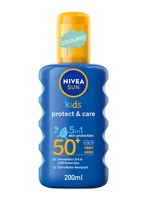 Nivea 200ml Sun Kids Spray Protect & Care Moisturizing SPF50+ for Kids