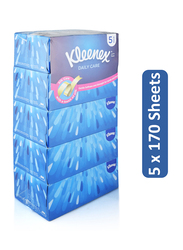 Kleenex Daily Care Facial Tissues, 5 x 170 Sheets