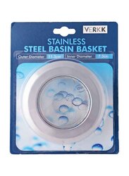 Verkk 11.3cm Basin Basket Stainless Steel Polished, Silver