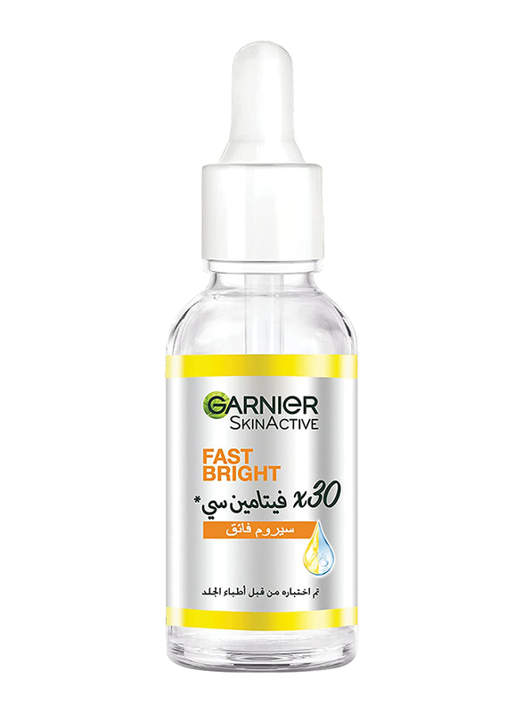 Garnier Skin Active Fast Bright 30x Vitamin C Serum, Anti Dark Spot 30ml