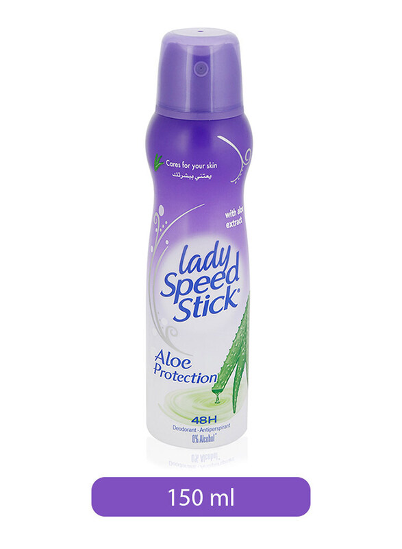 

Lady Speed Stick Aloe Protection Sensitive Antiperspirant Deodorant Spray, 150ml