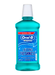 Oral B Lasting Freshness Cool Mint Mouthwash, 500ml