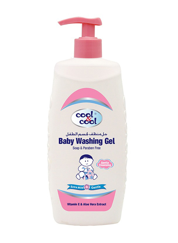 Cool & Cool 500ml Washing Gel for Babies, Pink