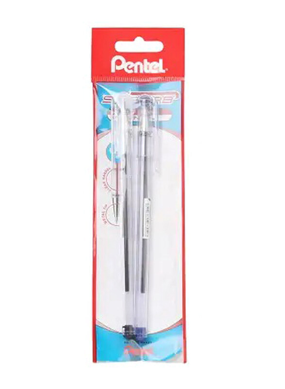 

Pentel Superb Ball Pen, 0.7 mm, 2 Pieces