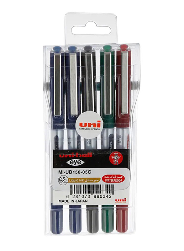 Uni-ball MI-UB150-05C Eye Roller Ball Pens Set - 4 Pieces