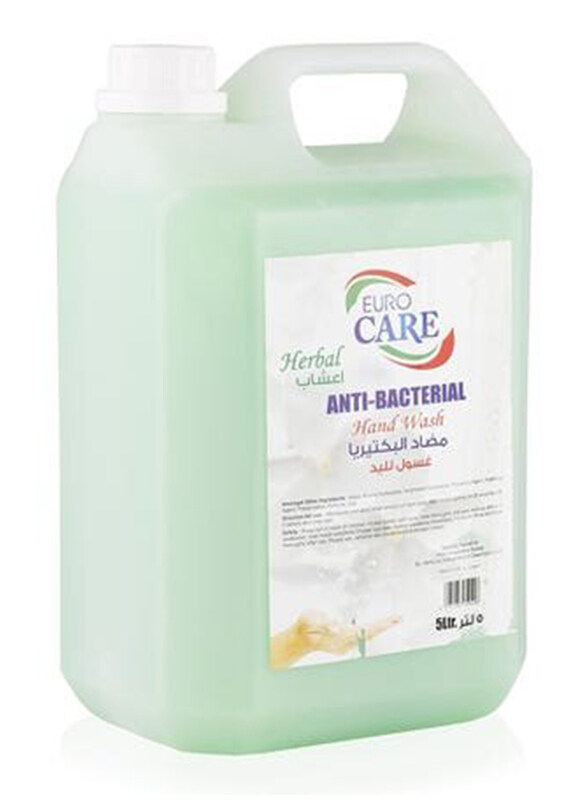 

Euro Care Herbal Anti-Bacterial Hand Wash, 5 Liters