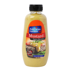American Garden Spicy Brown Mustard, 340g