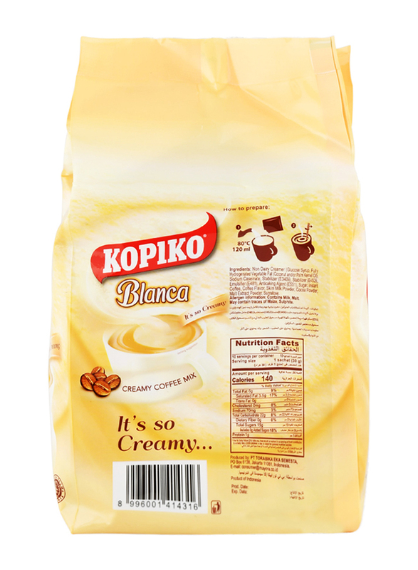 Kopiko Blanca Cream Coffee Mix, 10 x 30 g