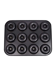 Homemaker 12-Cup Donut Pan with Hook, Black