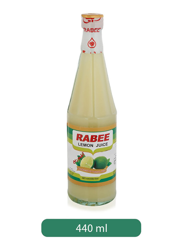 Rabee Lemon Juice Drink, 440ml