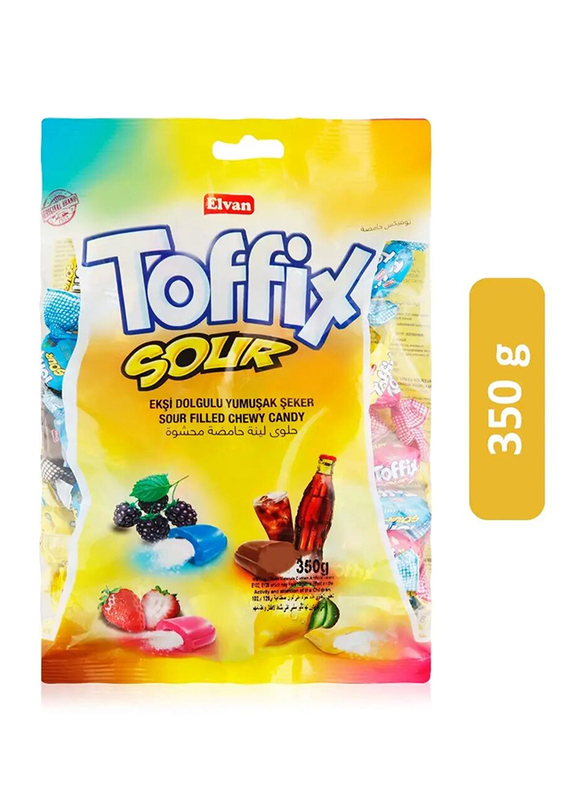 Elvan Toffix Sour Chew Candy - 350g