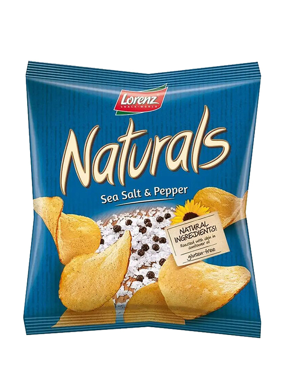 Lorenz Nutiral Sea Salt & Pepper Chips, 100g