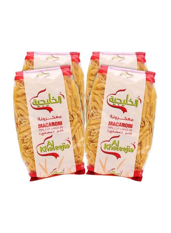 Al Khaleejia Macaroni Pasta, 4 x 400g