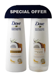 Dove Nourishing Secrets Repairing Ritual Shampoo + Conditioner - 400 ml + 320 ml