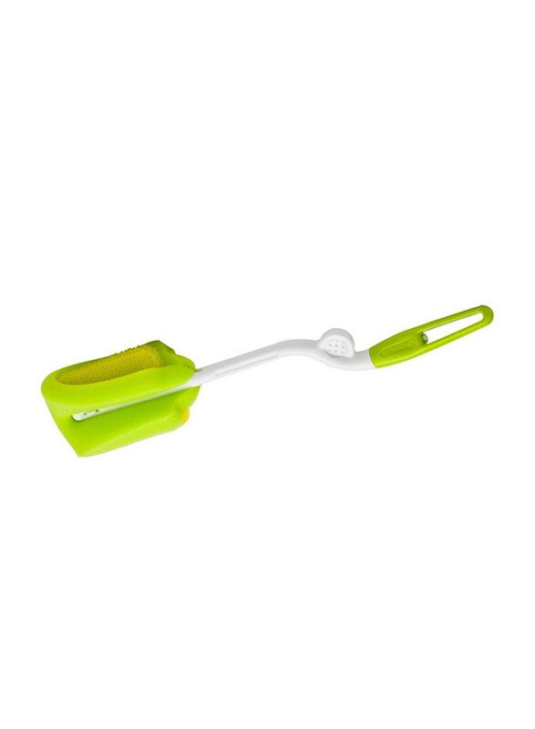 

Pigeon Sponge Brush - Green/White