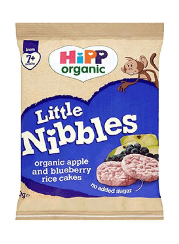 

Hipp Organic Little Nibbles Apple & Blueberry Rice Cakes From 7+ Months, 40g