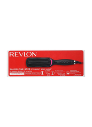 Revlon Salon One Step Extra-Long Straightening Hair Brush, RVST 2168, Black