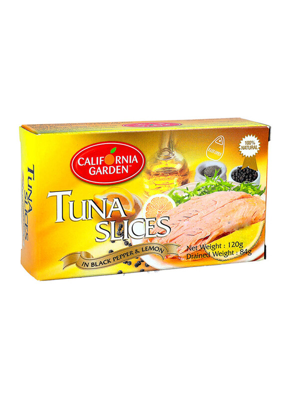 

California Garden Tuna Slices with Black Pepper & Lemon Juice, 120g