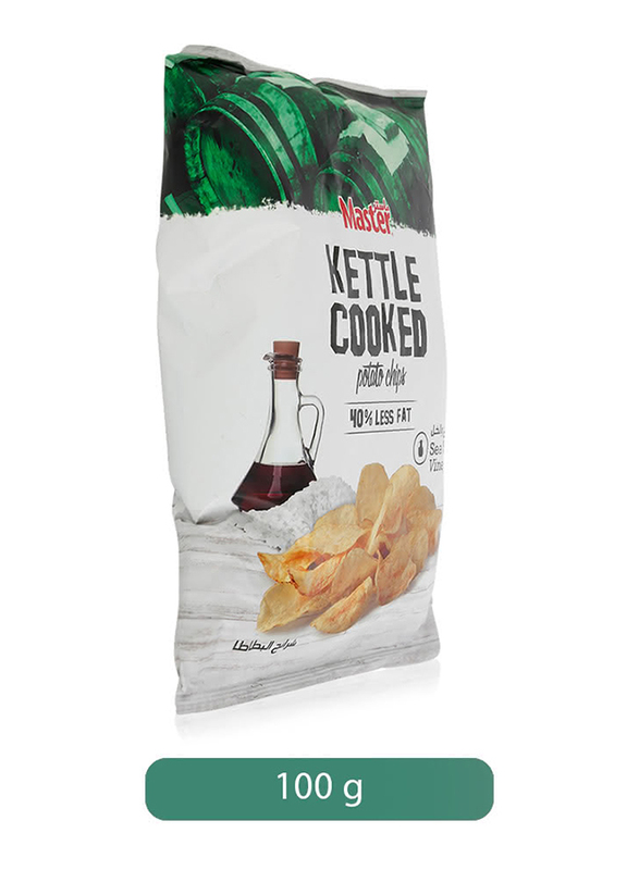 Master Kettle Cooked Sea Salt & Vinegar Potato Chips, 100g