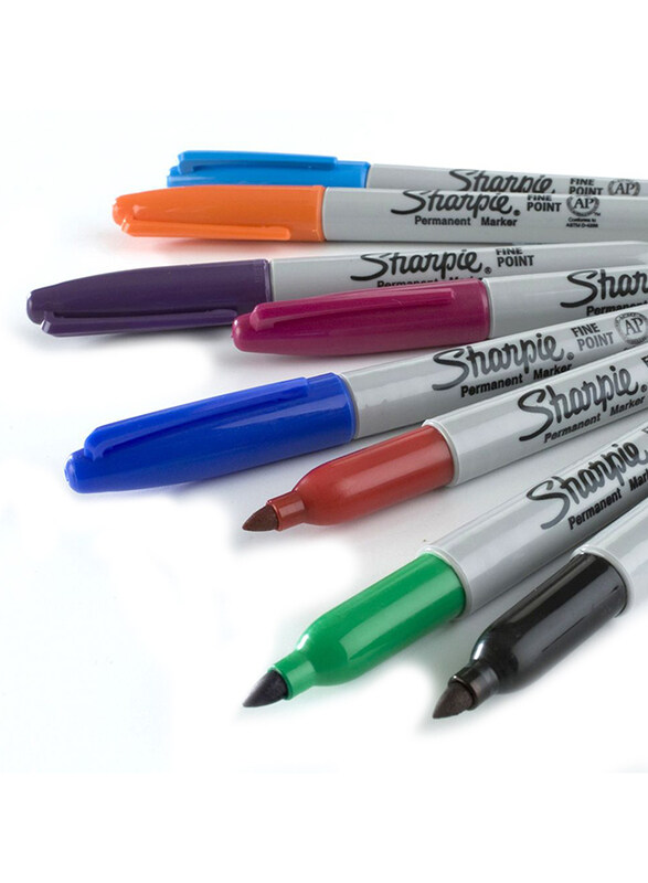 

Sharpie Fine Point Permanent Marker, 8 Pieces, Multicolour