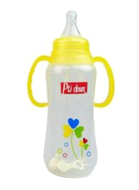 

Bebecom Standard Feeding Bottle, 300ml, Yellow/White