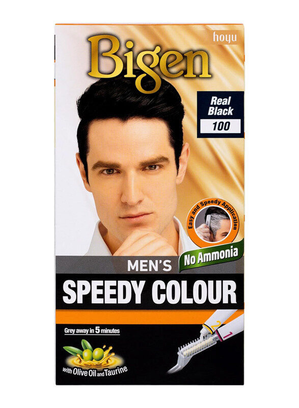 

Bigen Speedy Men Hair Colour, 80g, Real Black 100