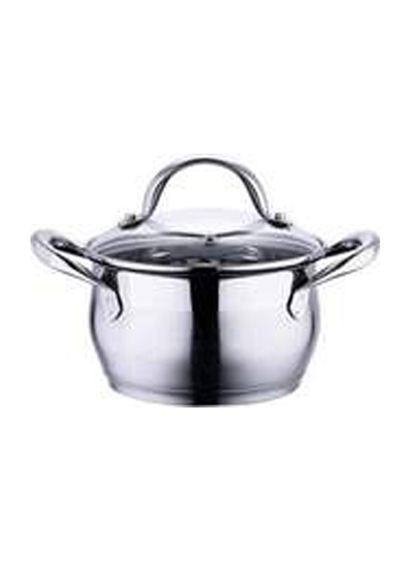 

Bergner 3L Casserole with Lid, Silver