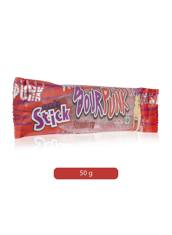 Heartbeat Sour Punk Strawberry Candy Stick - 50g