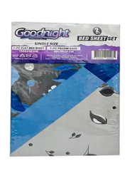 Goodnight Single Bedsheet with Pillow Case