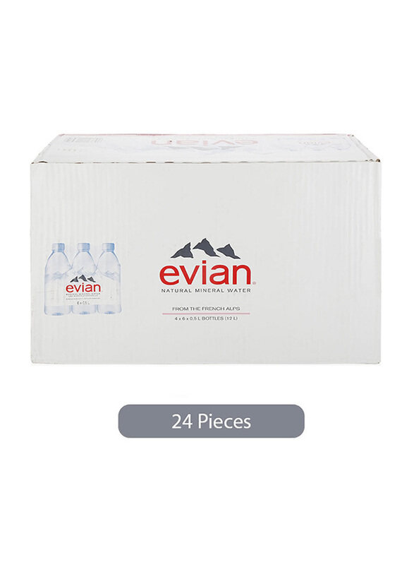 

Evian Natural Mineral Water - 24 x 500ml