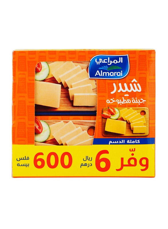 

Al Marai Almarai Processed Cheddar Block Cheese, 2 x 454g