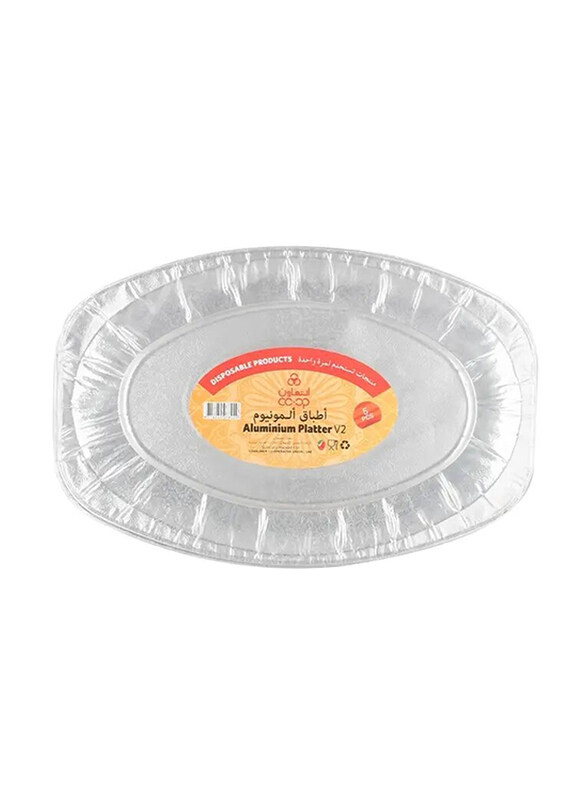 

Co-Op Disposable Aluminium Platter V2, 5 Pieces