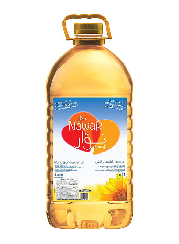 Nawar Sunflower Oil, 4 Liters
