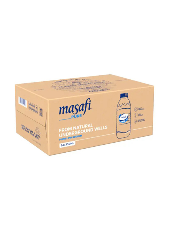 Masafi Natural Mineral Water, 24 x 330ml