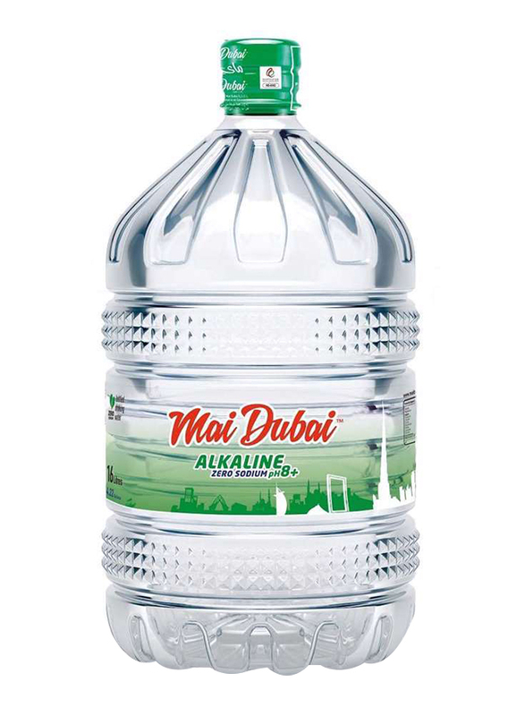 Mai Dubai Zero+ Sodium and Alkaline Drinking Water, 16 Liters