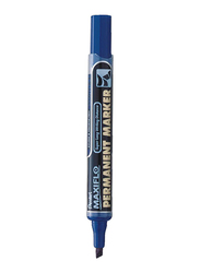 Pentel Maxiflo Permanent Marker Chisel Tip, Blue