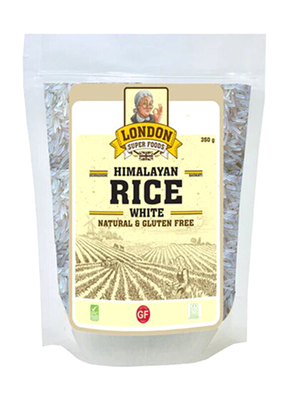 

London Super Foods Himalayan Organic Natural White Basmati Rice, 350g