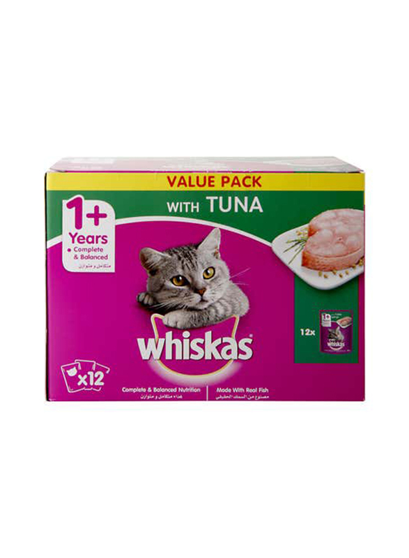 Whiskas Tuna Cat Food - 12 x 80 g