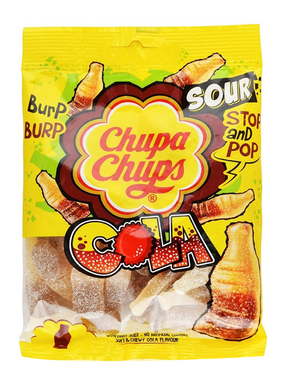 Chupa Chups Cola Sour Candies - 160 g