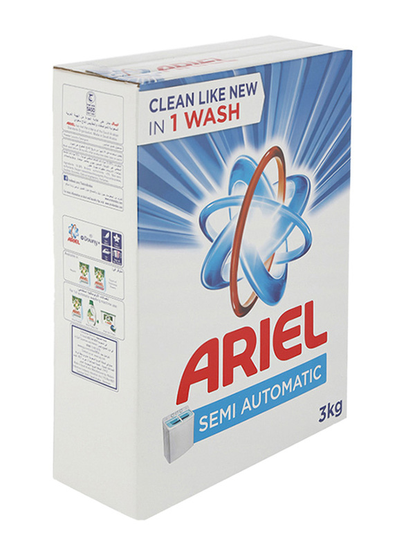 Ariel Laundry Original Scent Powder Detergent, 1 Piece, 3 Kg