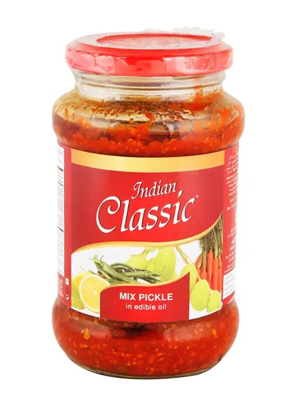 

Indian Classic Mix Pickle in Edible Oil, 400g